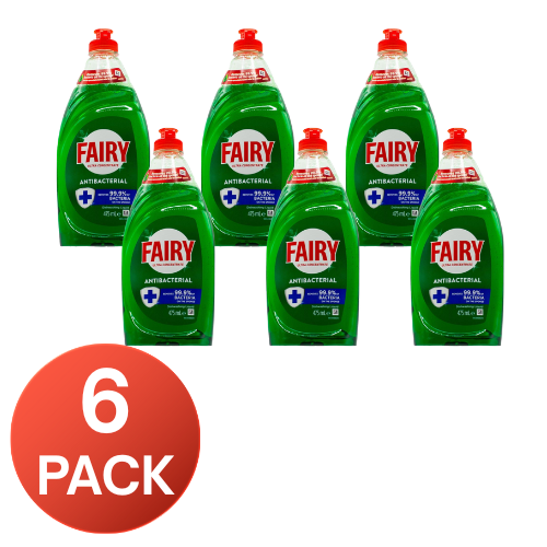 Fairy Dishwashing Liquid Antibacterial Ultra Concentrate 475ml (6 Pack)