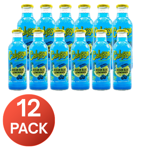 Calypso 473mL Ocean Blue Lemonade (12 Pack)