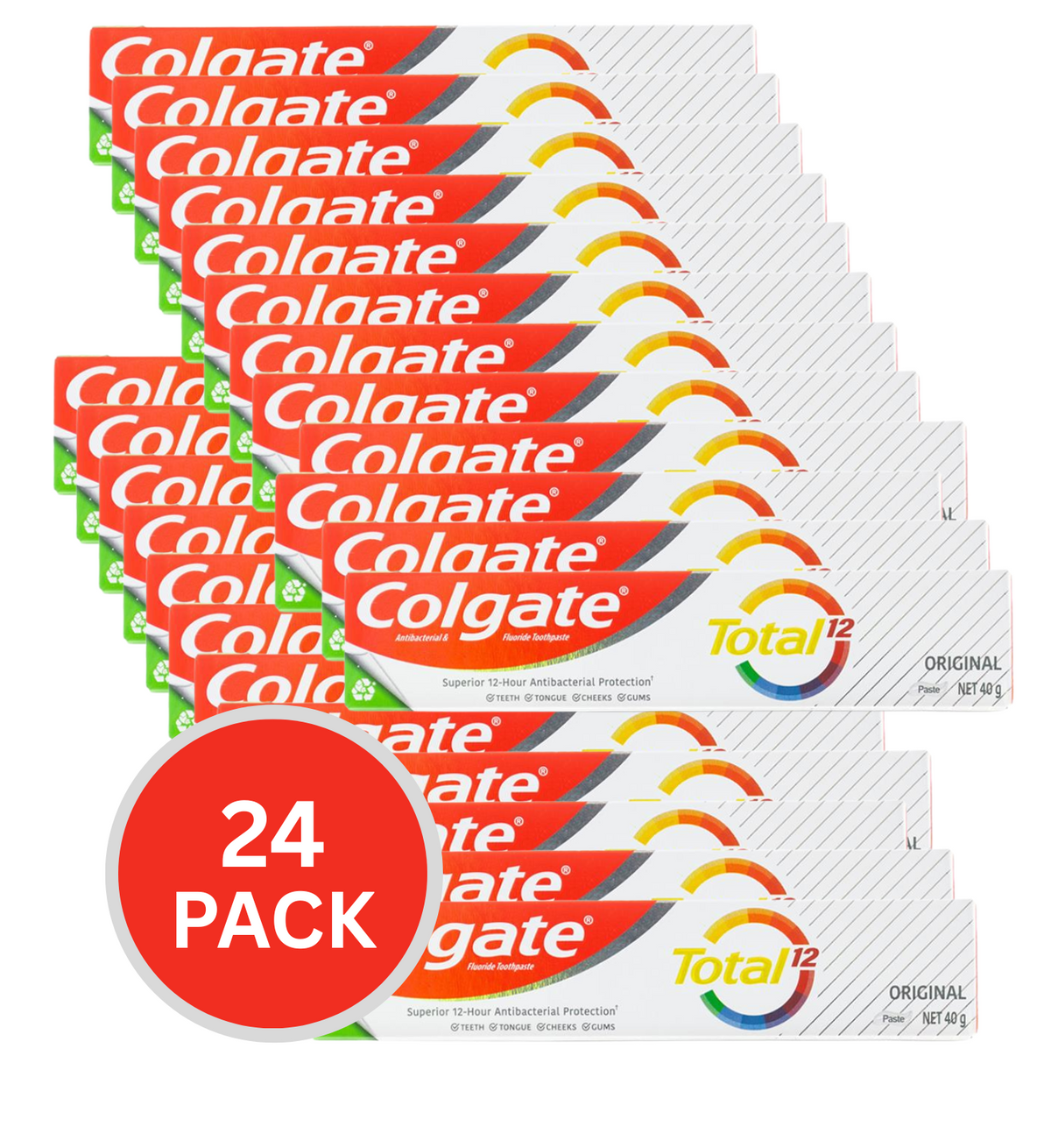 Colgate Toothpaste Total Original 40g (24 Pack)