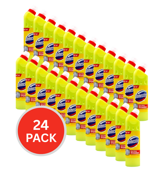 Domestos 500ml Thick Bleach Extra Power Citrus Fresh (24x Pack)