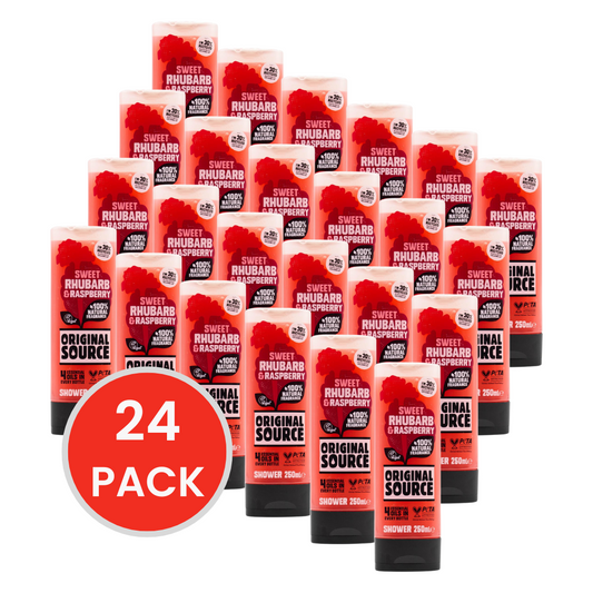 Original Source Shower Gel Sweet Rhubarb And Raspberry 250ml (24 Pack)