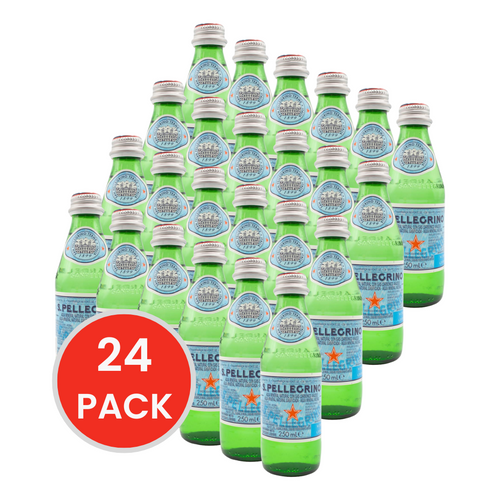 San Pellegrino Sparkling Mineral Water 250ml Bottle (24x Pack)