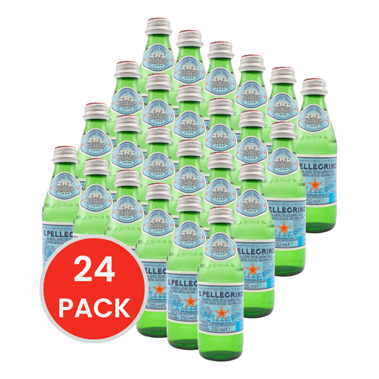 San Pellegrino Sparkling Mineral Water 250ml Bottle (24x Pack)