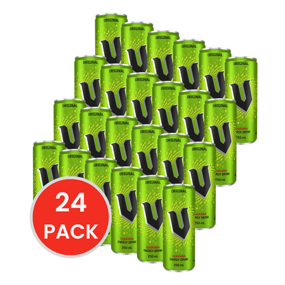 V  Energy Drink 250ml Can (24x Pack)