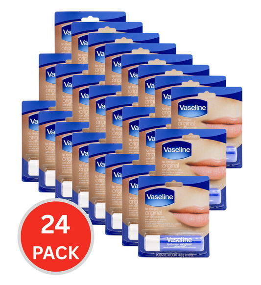 Vaseline 4.8g Lip Therapy Original With Petroleum Jelly (24x Pack)