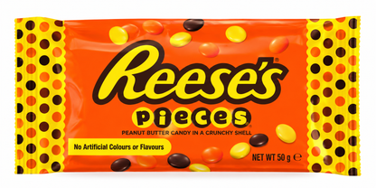 Reeses Pieces Peanut Butter Candy Crunchy Shell 50g x 20