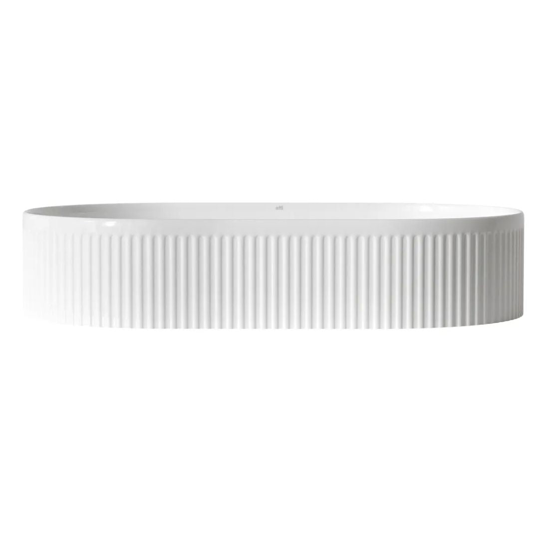 Kensington Oval 560x350x120 Gloss White Basin