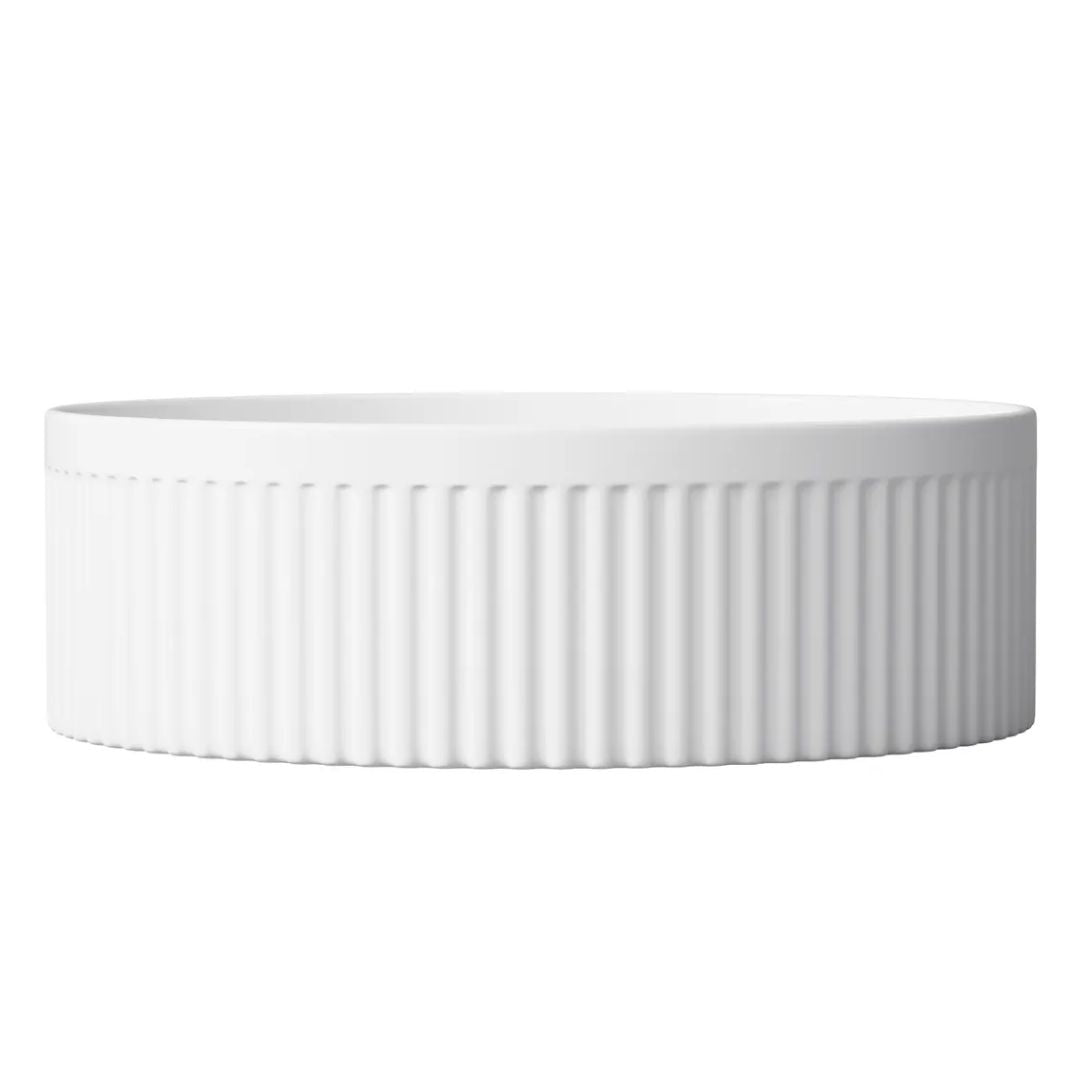 Oxford Round 395x395x120 Gloss White Basin