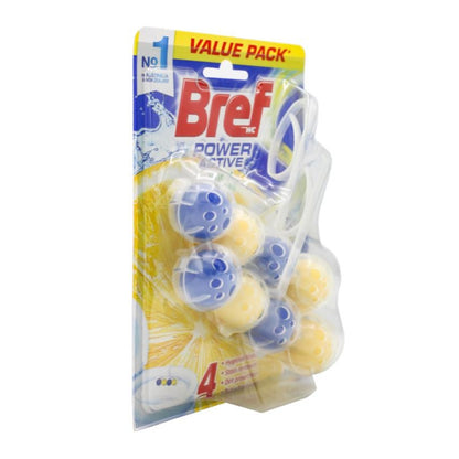 Bref Toilet Cage Power Active Juicy Lemon PK2 x 50g (6 Pack)