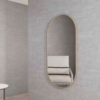 Noosa 900(H)x450(W) Gold Metal Frame Mirror