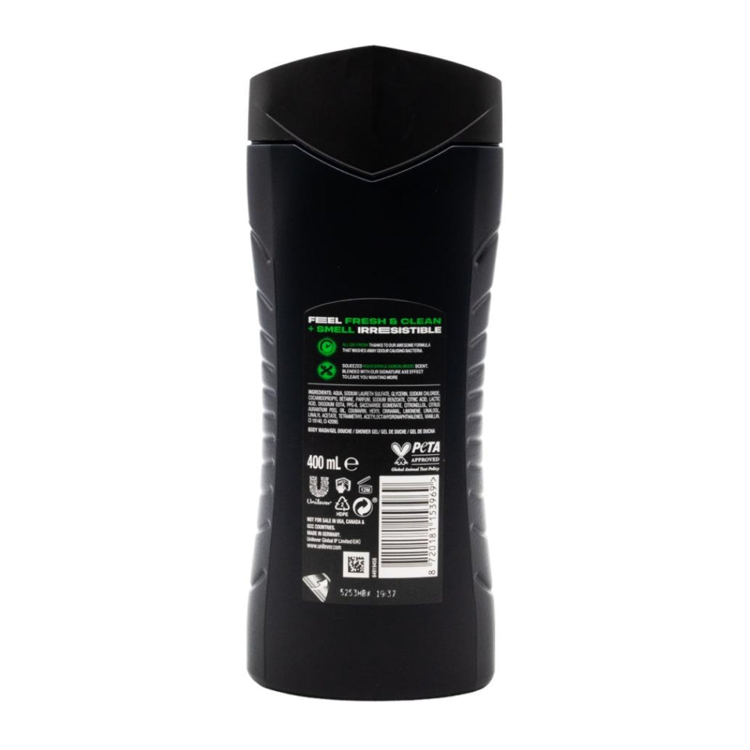 Axe 3 In 1 Wash Africa 400ML (6 Pack)