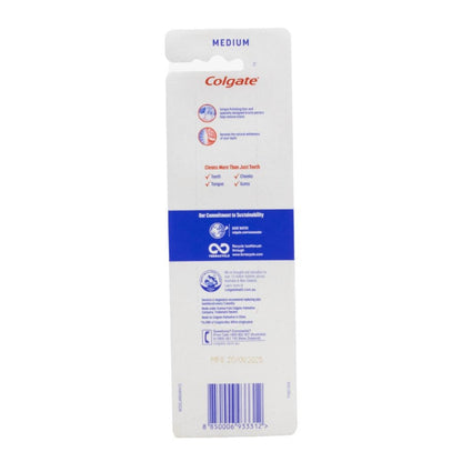 Colgate Max White Toothbrush With Polishing Star Medium Pk3 (6 Pack)