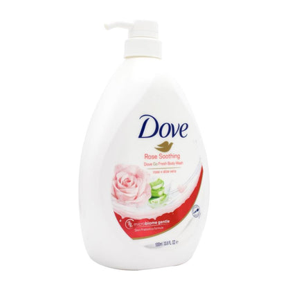 Dove Body Wash Rose & Aloe Vera 1000ML (3 Pack)