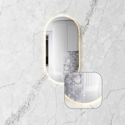 LED Noosa 900(H)x450(W) Frameless Mirror