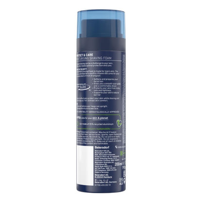 Nivea Men Shaving Foam Protect & Care Aloe Vera 200mL (6 Pack)