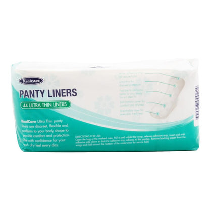 Real Care Panty Liners Ultra Thin Absorbency Level 1 PK44 (18 Pack)
