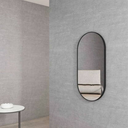 Noosa 900(H)x450(W) Black Metal Frame Mirror