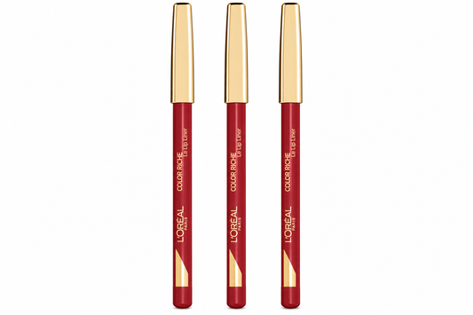 L'Oreal Paris Lip Liner Crayon Lambre 1980 x 3