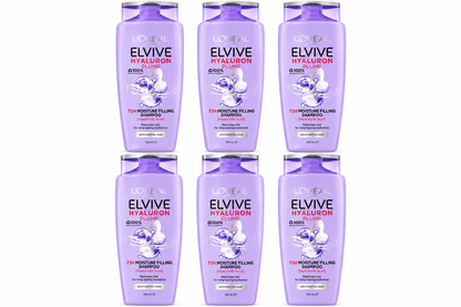L'Oreal Elvive Hyaluron Plump Shampoo 300mL x 6
