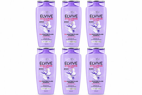 L'Oreal Elvive Hyaluron Plump Shampoo 300mL x 6