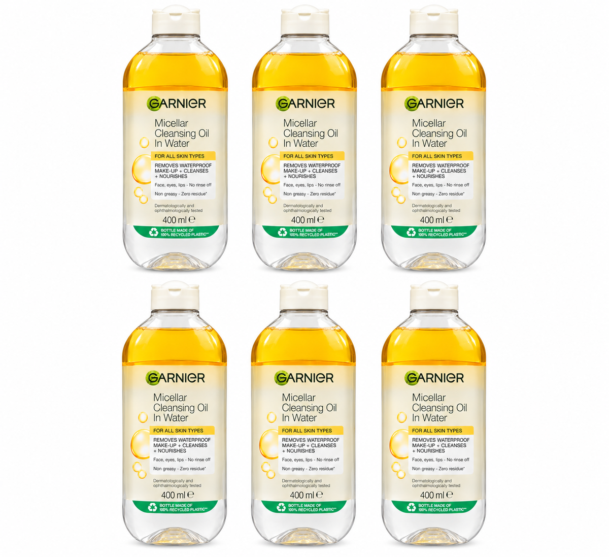 Garnier Micellar Cleansing Oil in Water 400mL x 6