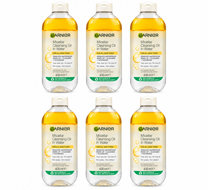 Garnier Micellar Cleansing Oil in Water 400mL x 6