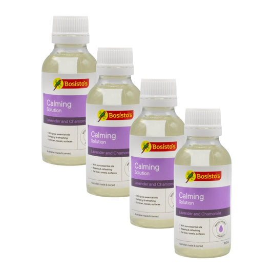 Bosistos Calming Solution Lavender & Chamomile 100mL (4 Pack)