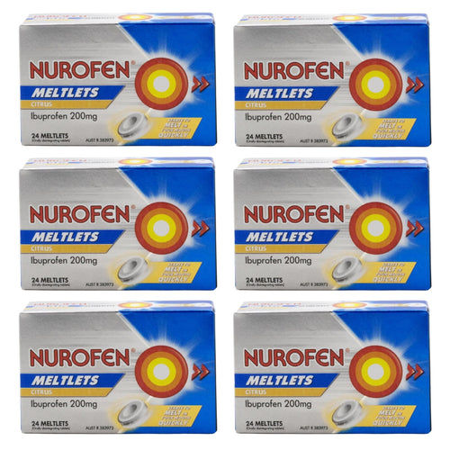 Nurofen Meltlets Citrus PK24 (6 Pack)