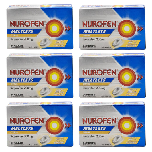 Nurofen Meltlets Citrus PK24 (6 Pack)