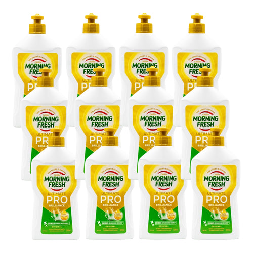 Morning Fresh Dishwashing Liquid Ultimate Pro Brilliance Ultra Concentrate Original 350ML (12 Pack)