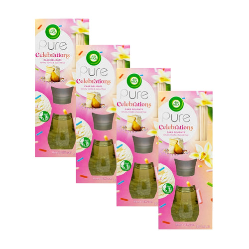 Air Wick 30ML Reed Diffuser Celebrations Cake Delight (4 Pack)