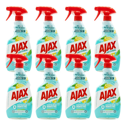 Ajax Multipurpose Cleaner Antiviral Lemon Cleanse 500mL (8 Pack)