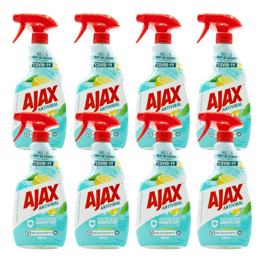 Ajax Multipurpose Cleaner Antiviral Lemon Cleanse 500mL (8 Pack)