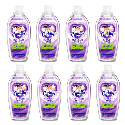 Cuddly Fabric Rinse Floral Fresh 850mL (8 Pack)