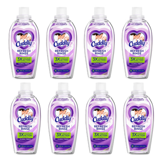 Cuddly Fabric Rinse Floral Fresh 850mL (8 Pack)