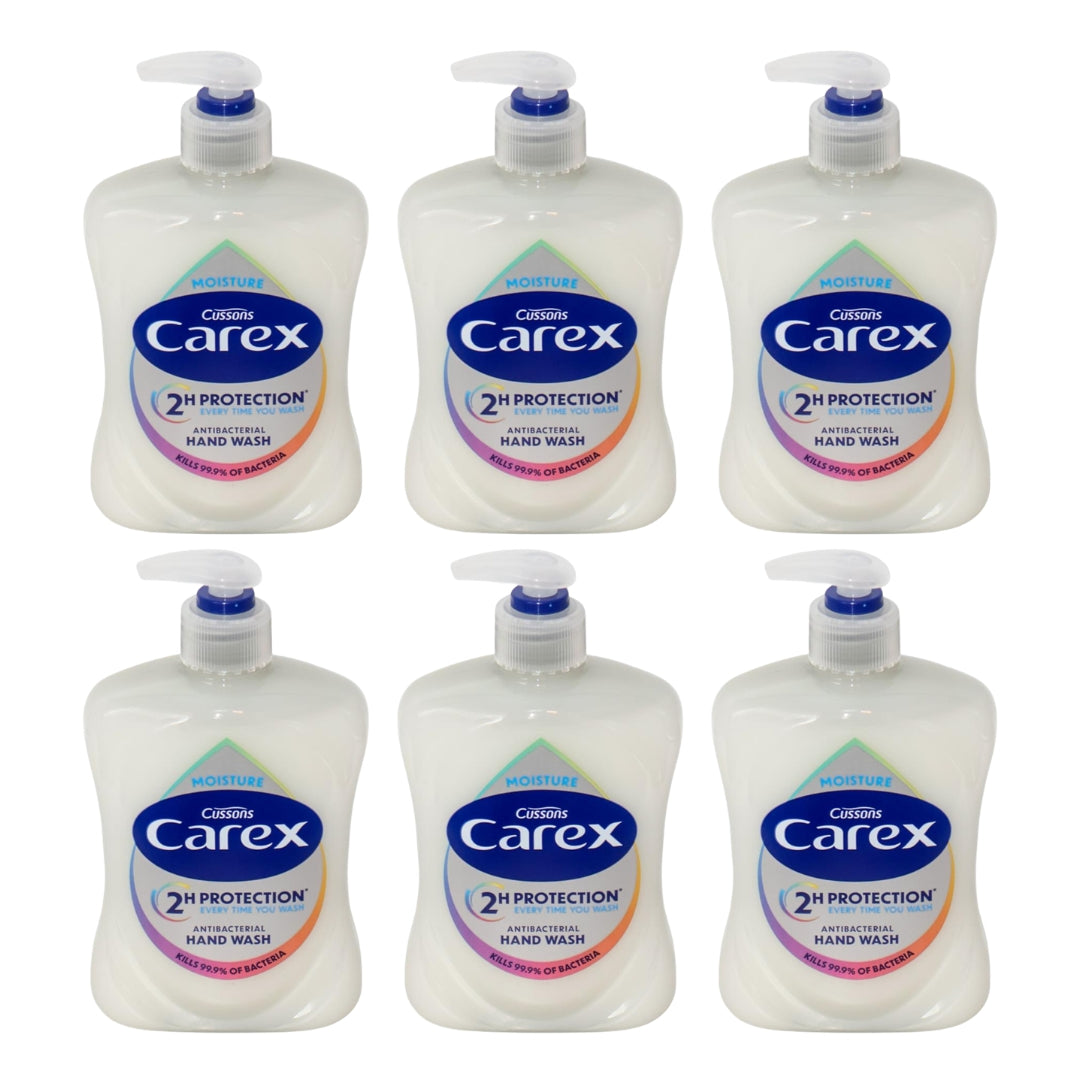 Carex Antibacterial Hand Wash Moisture 500mL (6 Pack)