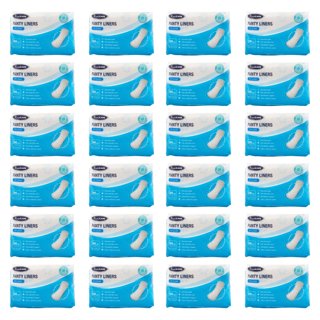 Real Care Panty Liners Regular Absorbency Level 1 PK24 (24 Pack)