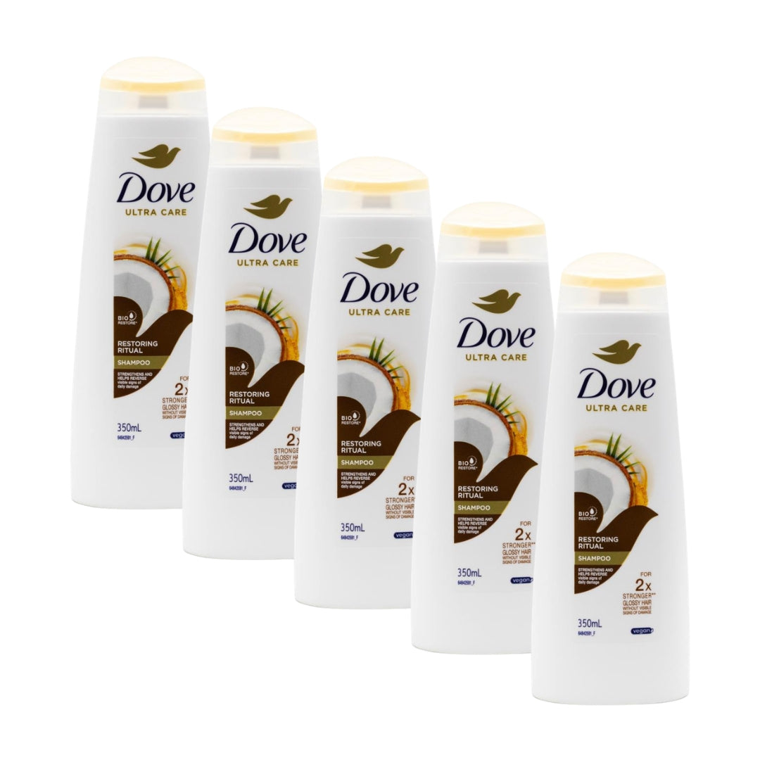 Dove Shampoo Ultra Care Restoring Ritual 350ML (5 Pack)