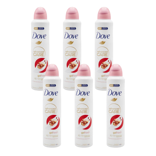 Dove Advanced Care Antiperspirant Pomegranate & Lemon Verbena 250mL (6 Pack)