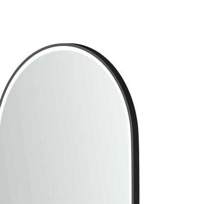 LED Noosa 1200(W)x750(H) Black Metal Frame Mirror- Install Horizontal or Vertical