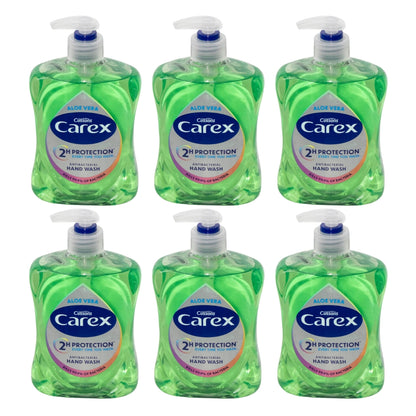 Carex Antibacterial Hand Wash Aloe Vera 500mL (6 Pack)