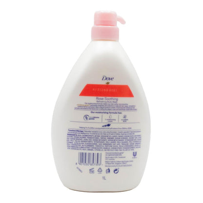 Dove Body Wash Rose & Aloe Vera 1000ML (3 Pack)