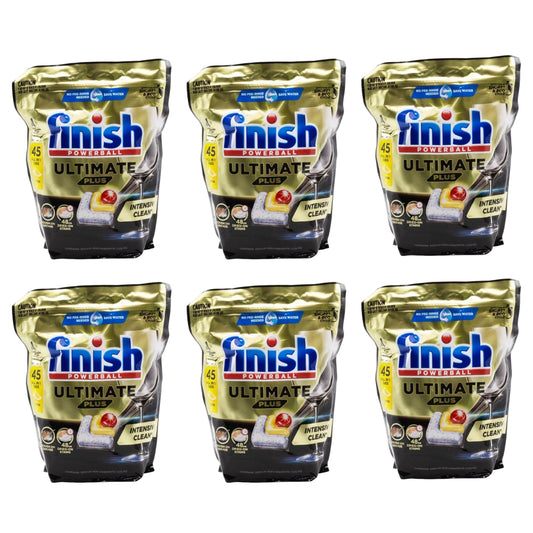 Finish Powerball Ultimate Plus Lemon Dishwasher Tablets PK45 (6 Pack)