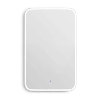 LED Newport 1200(W)x750(H) White Metal Frame Mirror- Install Horizontal or Vertical