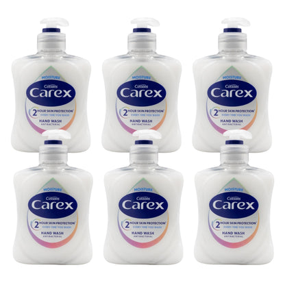 Carex Antibacterial Hand Wash Moisture 250mL (6 Pack)