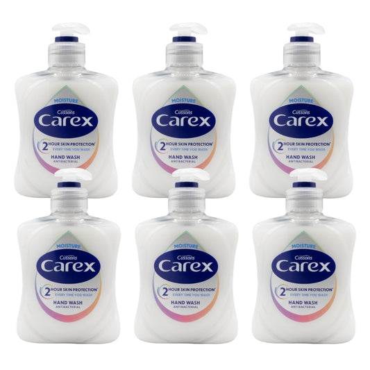 Carex Antibacterial Hand Wash Moisture 250mL (6 Pack)