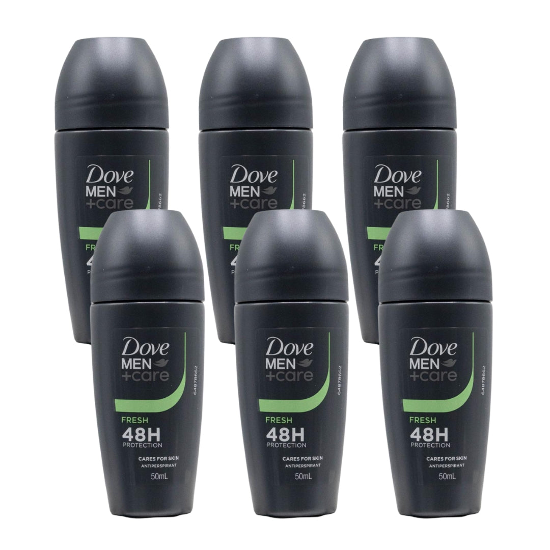 Dove Men+Care Roll On Fresh 50mL (6 Pack)