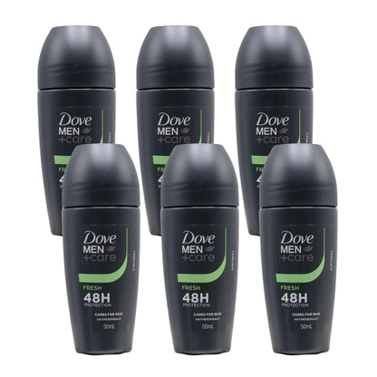 Dove Men+Care Roll On Fresh 50mL (6 Pack)