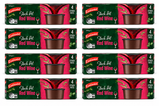 Continental Stock Pot Red Wine 104g x 8