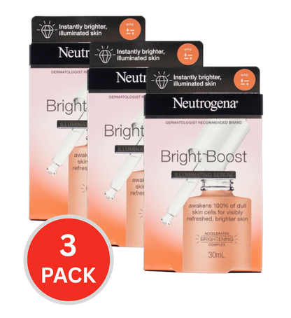 Neutrogena 30ml Illuminating Serum Bright Boost (3x Pack)